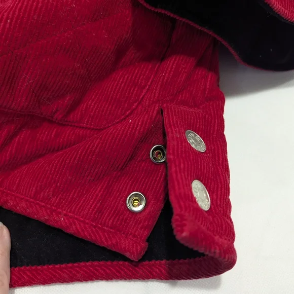 Denim&Co Reversible Quilted Corduroy Riding Jacket - Picture 5 of 14